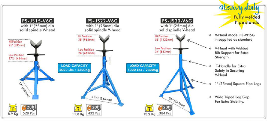 Welding Pipe Stands